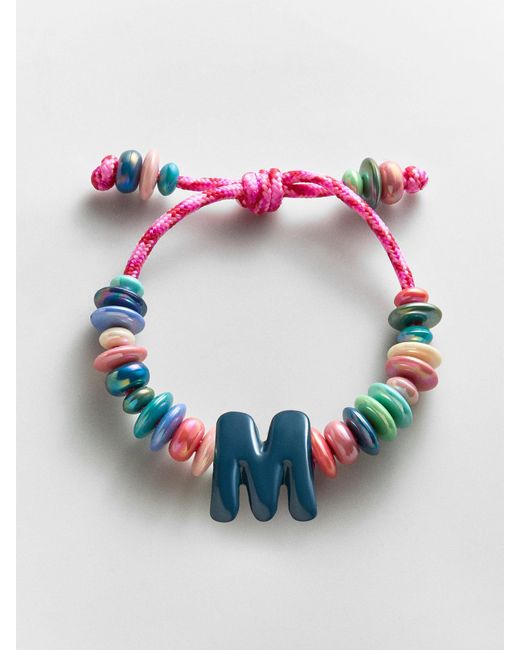 BaubleBar Gray Make Waves Initial Bracelet