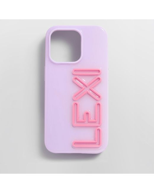 BaubleBar Pink Fine Line Custom Iphone Case