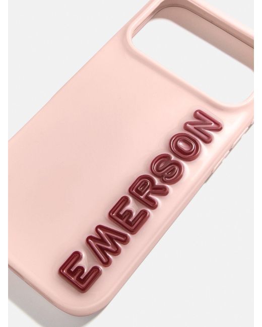BaubleBar Fine Line Custom Iphone Case in Pink | Lyst