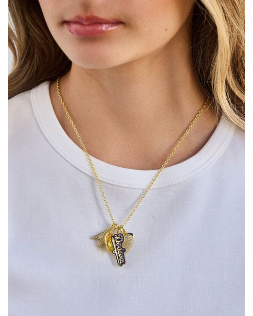 BaubleBar Metallic Mlb Cluster Charms
