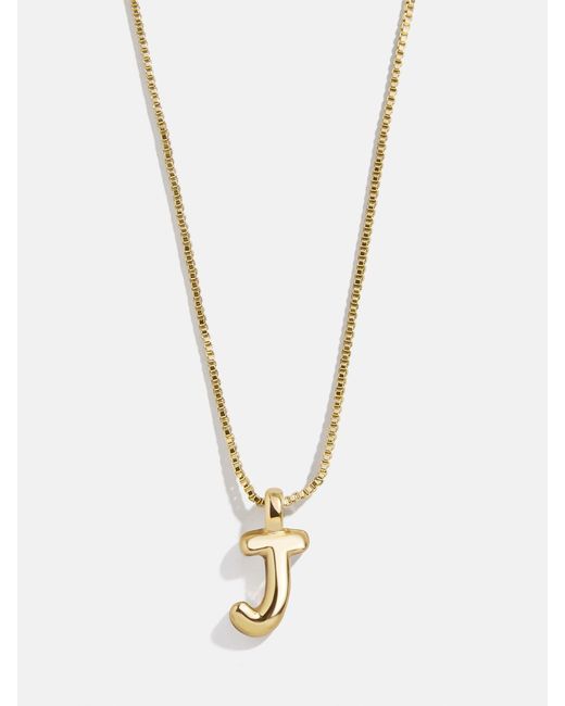 BaubleBar White Gwen Mini Bubble Initial Necklace
