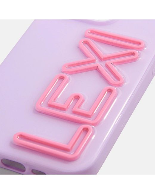 BaubleBar Pink Fine Line Custom Iphone Case