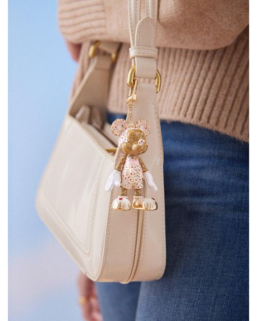 BaubleBar Pink Mickey Mouse Disney Bag Charm