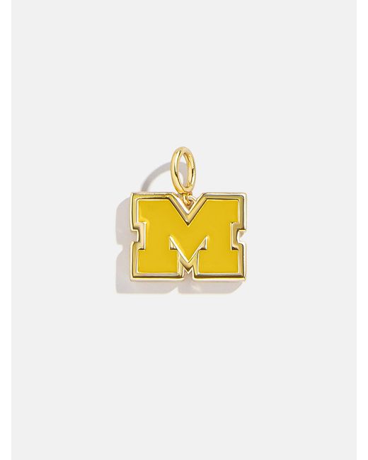 BaubleBar Yellow University Of Michigan Cluster Charm