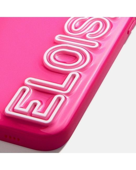 BaubleBar Pink Fine Line Custom Iphone Case