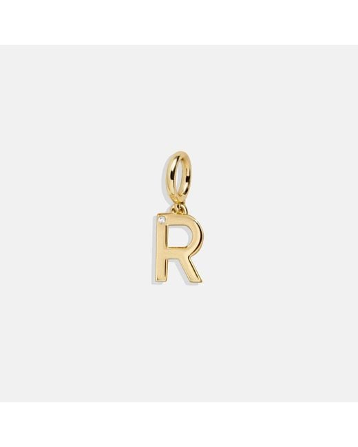 BaubleBar White Classic Initial Cluster Charm