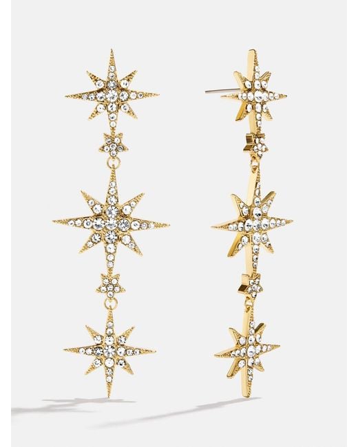 BaubleBar White Venus Celestial Statement Earrings