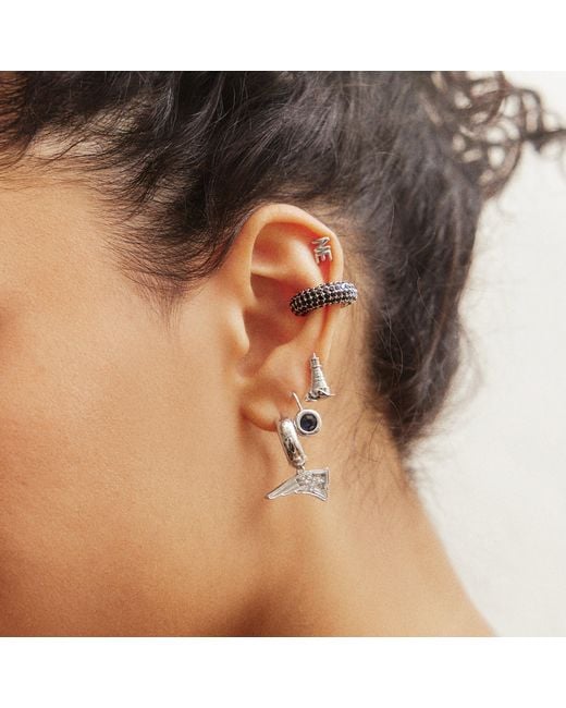 BaubleBar White Nfl Earring Stack Set