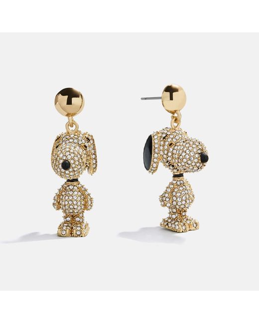 BaubleBar White Peanuts Snoopy Statement Earrings