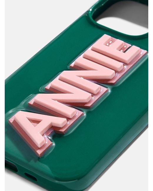 BaubleBar Green Block Font Custom Iphone Case