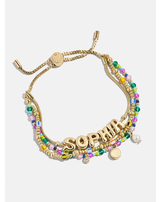 BaubleBar Metallic Rowan Semi-precious Custom Layered Bracelet