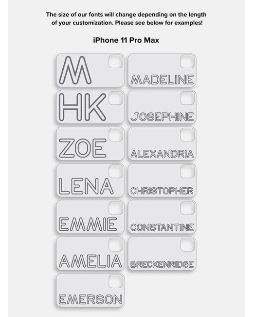 BaubleBar Black Fine Line Custom Iphone Case