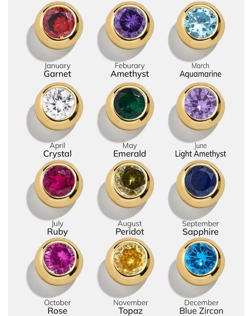 BaubleBar Natural Yasmine 18k Gold Birthstone Bracelet