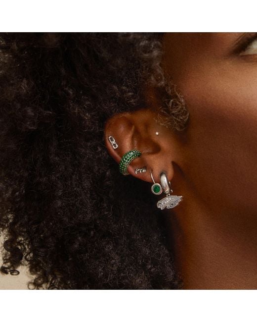 BaubleBar Metallic Nfl Earring Stack Set