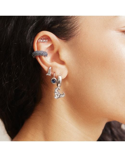 BaubleBar White Nfl Earring Stack Set