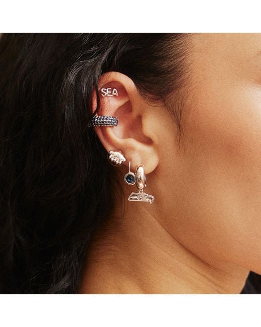 BaubleBar White Nfl Earring Stack Set