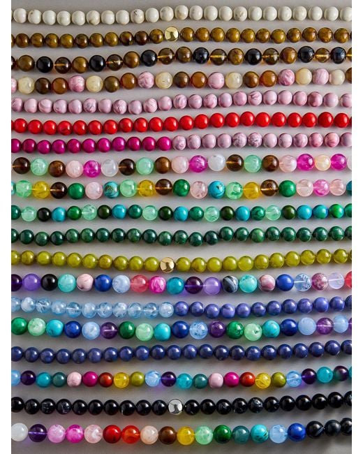 BaubleBar Pink Jane Beaded Necklace