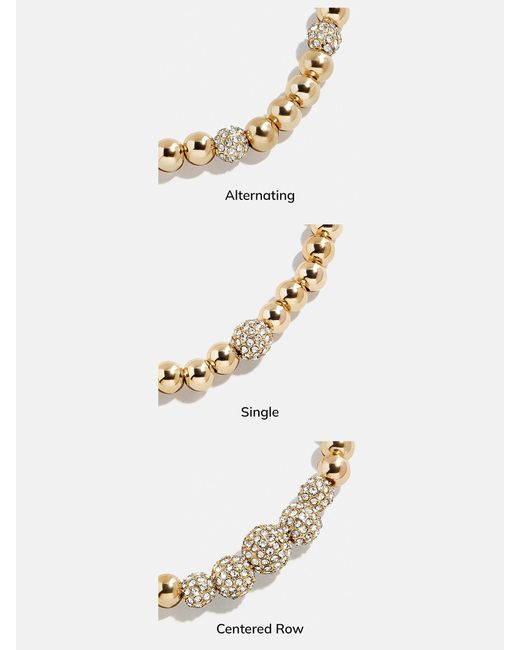 BaubleBar Metallic Pavé Pisa Bracelet