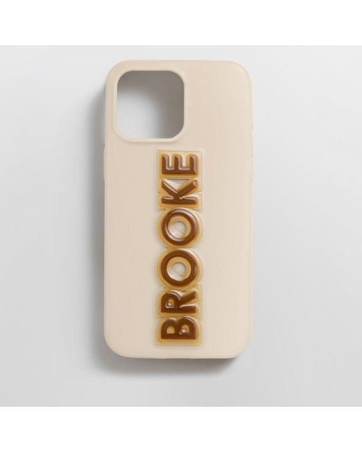 BaubleBar White Block Font Custom Iphone Case