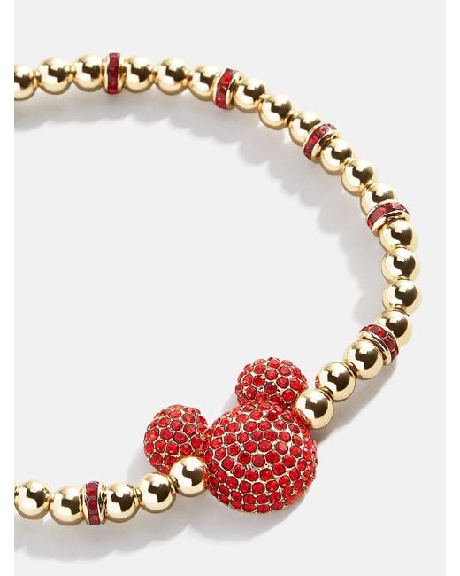 BaubleBar Natural Mickey Mouse Disney Pavé Bracelet