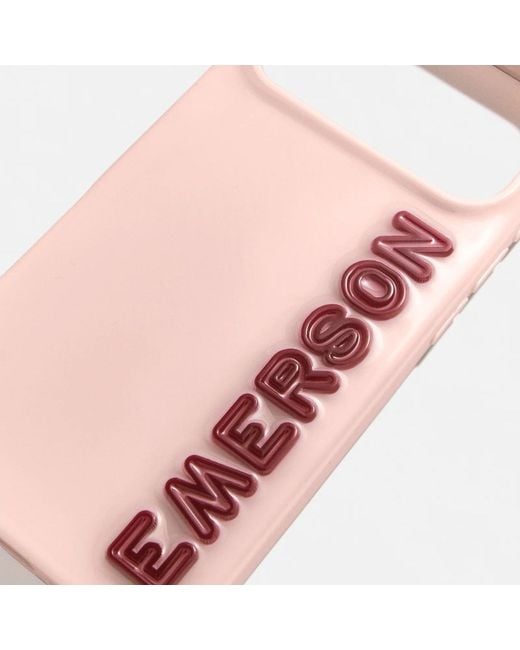 BaubleBar Pink Fine Line Custom Iphone Case