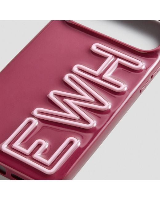 BaubleBar Pink Fine Line Custom Iphone Case