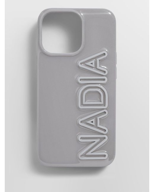 BaubleBar Gray Fine Line Custom Iphone Case