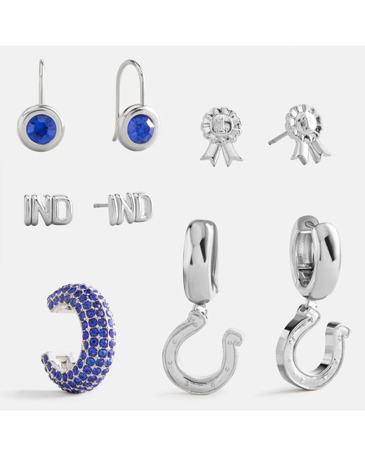 BaubleBar White Nfl Earring Stack Set