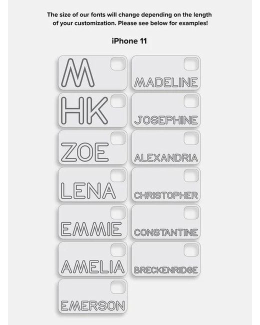 BaubleBar White Fine Line Custom Iphone Case