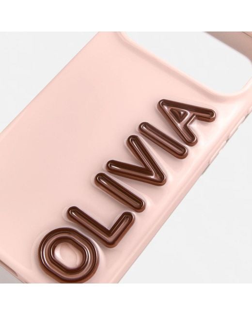 BaubleBar Pink Fine Line Custom Iphone Case