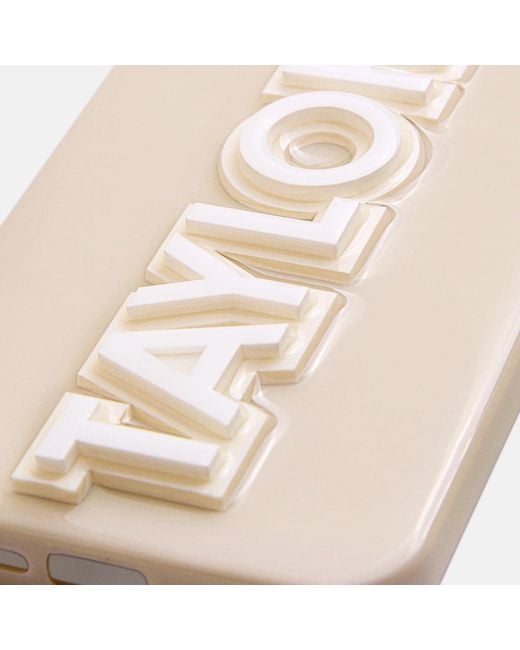 BaubleBar White Block Font Custom Iphone Case