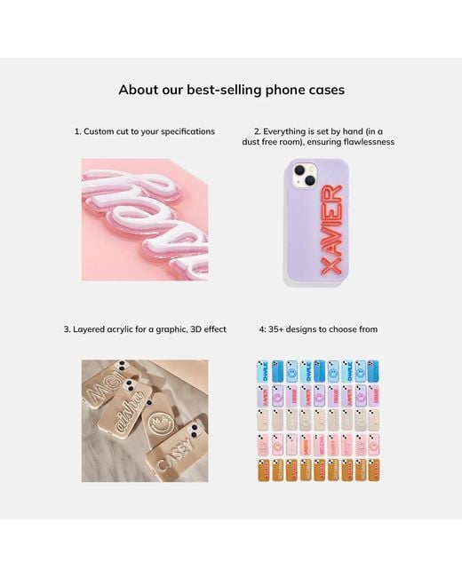 BaubleBar Metallic Fine Line Custom Iphone Case