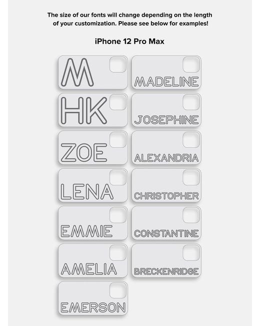 BaubleBar Black Fine Line Custom Iphone Case