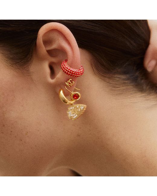 BaubleBar Metallic Nfl Earring Stack Set