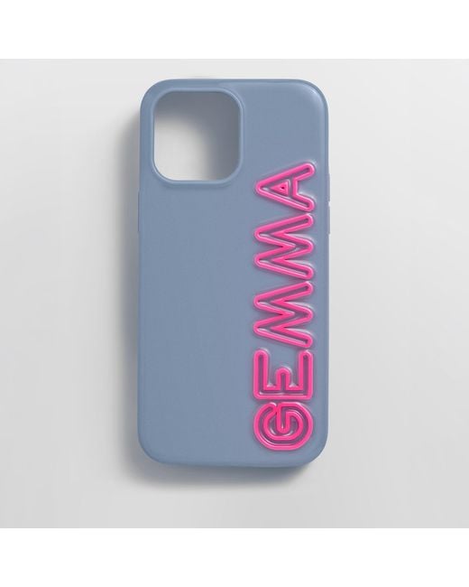 BaubleBar Blue Fine Line Custom Iphone Case