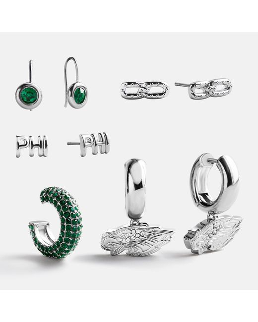 BaubleBar Metallic Nfl Earring Stack Set
