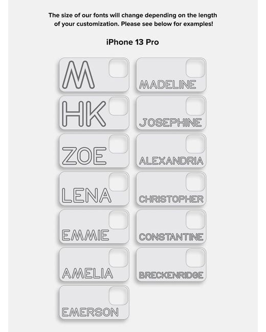 BaubleBar Black Fine Line Custom Iphone Case
