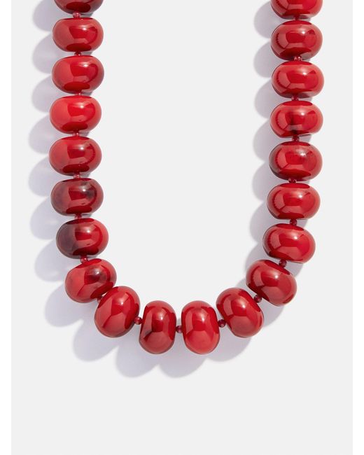BaubleBar Red Joan Semi-precious Necklace