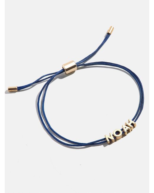 BaubleBar Blue Custom Cord Bracelet