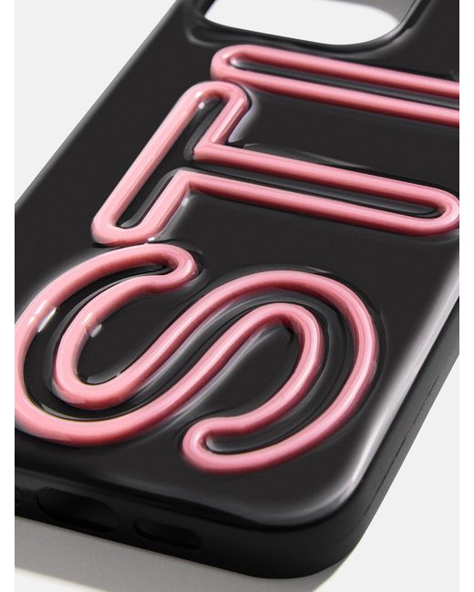 BaubleBar Black Fine Line Custom Iphone Case