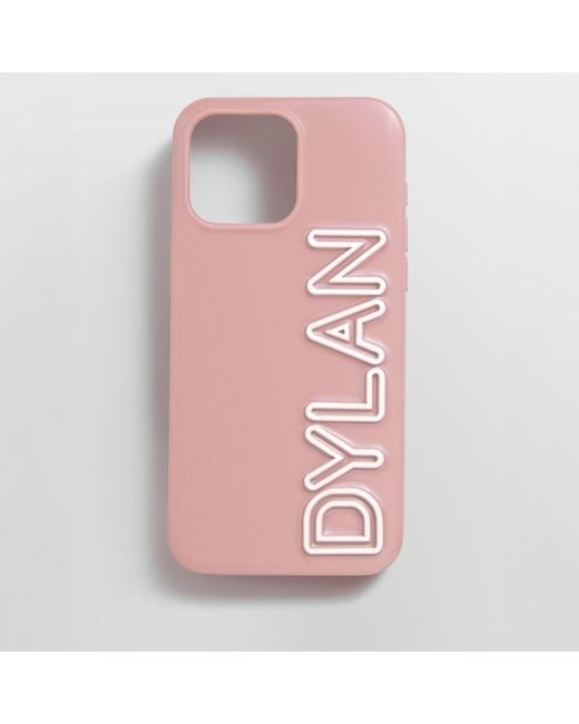 BaubleBar Pink Fine Line Custom Iphone Case