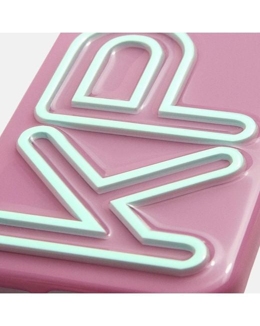 BaubleBar Pink Fine Line Custom Iphone Case