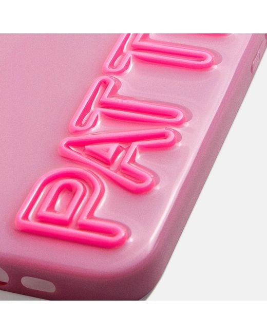 BaubleBar Pink Fine Line Custom Iphone Case