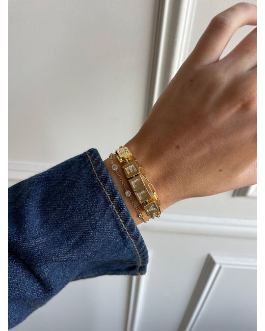 BaubleBar Metallic Custom Click & Go Bracelet