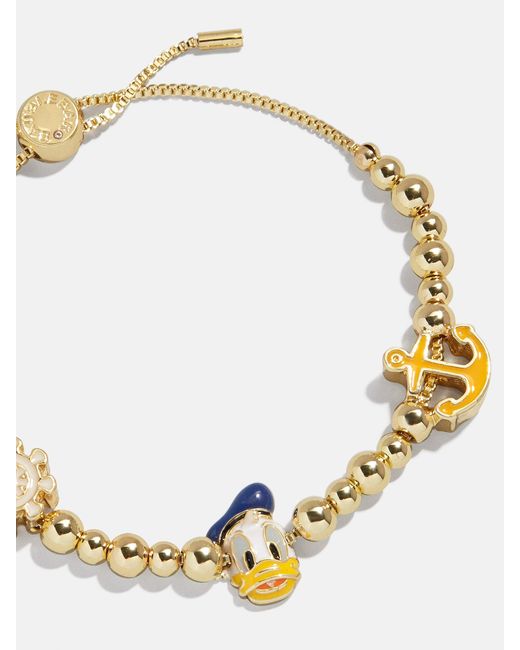 BaubleBar Metallic Disney Donald Duck Pisa Charm Bracelet
