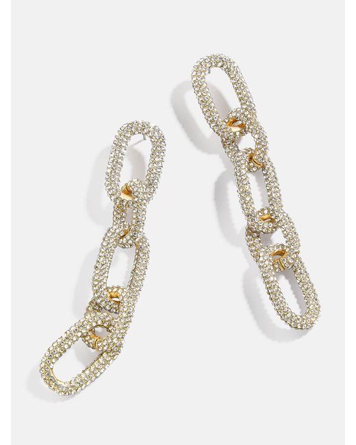 BaubleBar White Nova Statement Earrings