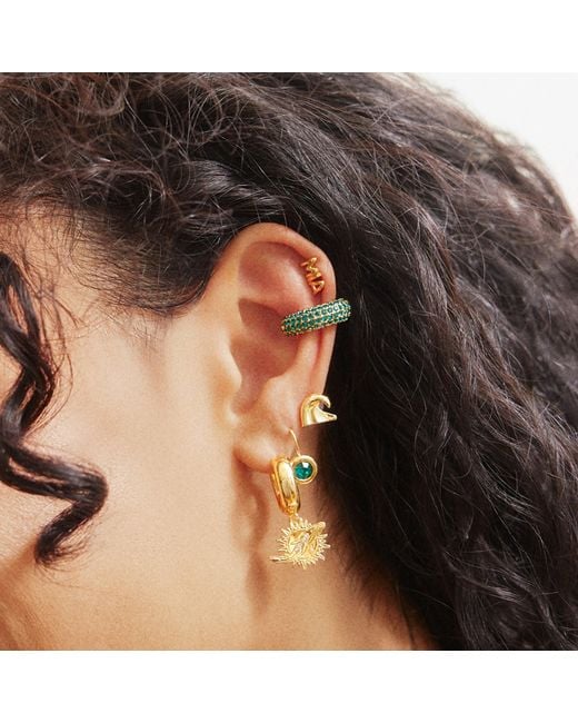 BaubleBar Metallic Nfl Earring Stack Set