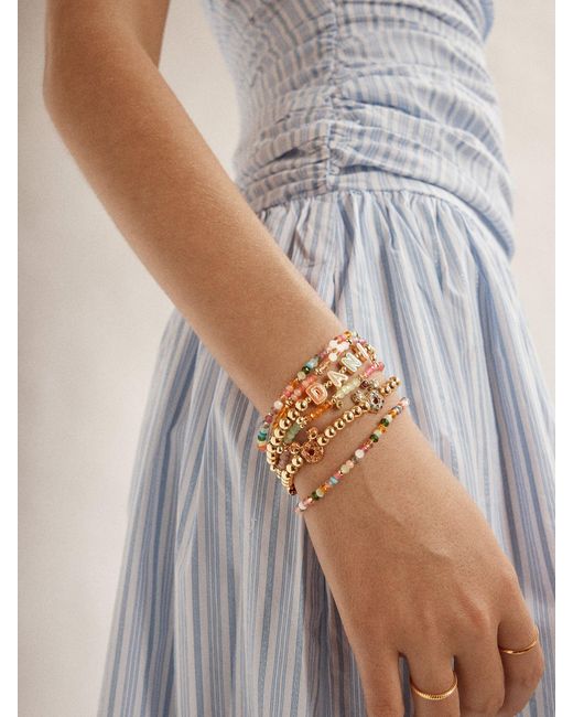 BaubleBar Metallic Disney Mickey Mouse Donut Bracelet