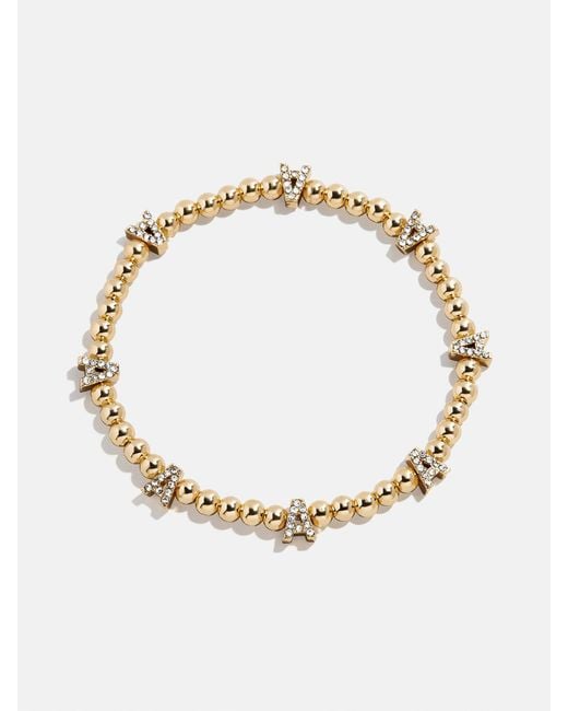 BaubleBar Metallic Repeating Initial Pisa Bracelet