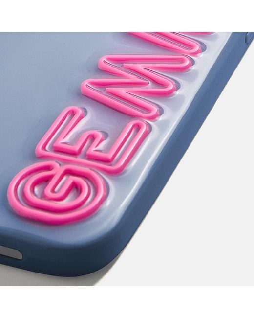 BaubleBar Blue Fine Line Custom Iphone Case